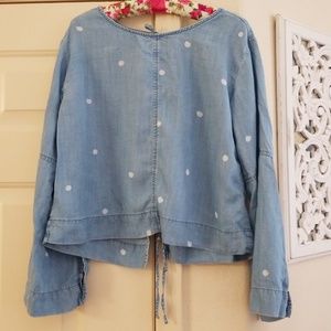 Anthropologie • Cloth & Stone Polka Dot Top